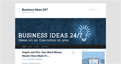 Desktop Screenshot of businessideas247.com